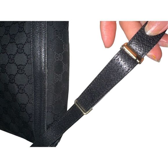 Gucci black Gg horse bit web shoulder bag - Picture 11 of 16